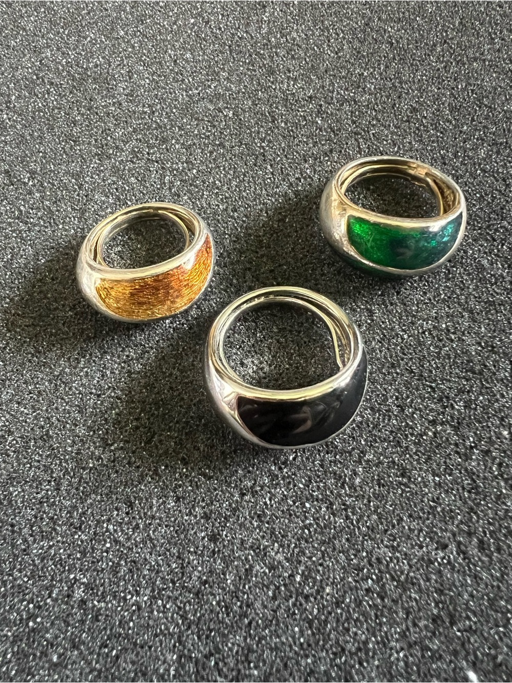 Vintage Attwood and Sawyer Ring Lot of 3